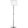 Durable - Bodenständer Info Aluminium Klapprahmen A4 Silber