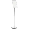 Durable 479823 Info-Bodenständer mit Aluminium Klapprahmen 1 x DIN A4 250 mm ...