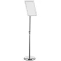 DURABLE Info-Bodenständer, Aluminium-Klapprahmen, DIN A4