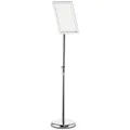 Durable 479823 Info-Bodenständer mit Aluminium Klapprahmen 1 x DIN A4 250 mm x