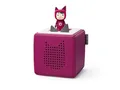 tonies Toniebox Starter Set inkl. 1 Kreativ Figur – Audioplayer für Hörbücher und Lieder für Kinder, einfach zu bedienende kabellose Musikbox BZW. Lautsprecher, 7 Std. Akku, Beere