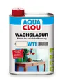 Clou AQ-Wachs- Lasur W11 weiss 2 in 1: Pflegt und schützt 750 ml