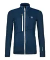 ORTOVOX Unisex Fleece Grid Jacket W Mantel, blau (deep Ocean), M