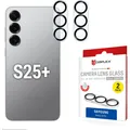 Displex Full Cover Camera Lens Glass, Kamera Schutzglas, Platte, Doppelpack (2 Stk., Samsung Galaxy S25+) (02118)
