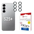 Displex Full Cover Camera Lens Glass, für Samsung Galaxy S25+, 2 Stück, Kamera Schutzglas, 10H Glas, Anti-Fingerprint, Platte, All-in-One Modul-Schutz, Quick Mount, Hüllenkompatibel, Ultra-Clear
