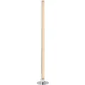 Lindby LED Stehlampe Hadis 9621743 Dimmbar mit Leselampe Modern in Chrom 1-flammig Wohnzimmerleuchte