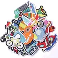 Auto Patches Set 30 Stück aufbügelbare Textil Applikationen für Kleidung Ruck...