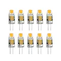NCC-Licht 10 x G4 LED 12V Leuchtmittel Stiftsockel 1W warmweiß 360°, LED G4 Ersatz für 10W Halogenlampen