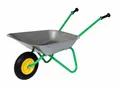 Rolly Toys Kinderschubkarre (Schubkarre; Metallschüssel; Kunststoffgriffe; Air Tyre Luftreifen; Kinder ab 2,5 Jahre) 271757, Silber