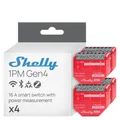 Smart Plug Shelly Shelly 1Pm Gen4 4-Pack Wi-Fi 230 V 16 A (4 Units) NEU