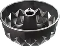 Kaiser Original Kaiser 2300646794, Kuchenform, Rund, Aluminium, Gerillte Oberfläche, Schwarz, China