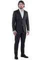 SANDER STELLAN Herren Anzug Business Anzug Slim-Fit 2-teilig Sakko & Anzughose 52