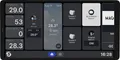 Shelly Wall Display X2i Silver Wand-Touchdisplay Wi-Fi, Bluetooth