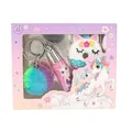 Depesche 11712 Ylvi - Lipgloss Set im Einhorn-Design für Kinder, 2 Glosse mit fruchtigem Duft, inkl. Anhänger