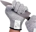 TK Gruppe Timo Klingler Schnittschutzhandschuhe Küche EN 388 als Filetierhandschuh schnittfest - Schnittschutz Handschuhe - Kettenhandschuhe als Schutzhandschuhe