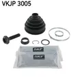 SKF Faltenbalg (Material: Gummi): L 90 mm, ID: 24/90 mm AUDI, SKODA, VW VKJP3005