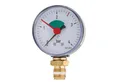 tecuro Heizkörper Heizungsmanometer 0-4 bar, Ø 63 mm 1/4 Zoll
