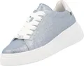 Rieker Damen Plateau Sneaker Blau