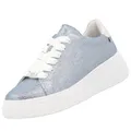 Rieker Damen Plateau Sneaker Blau EU 41