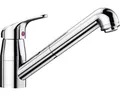BLANCO DARAS-S-F HD, Messing galvanisch, chrom, Hochdruck, Standard, Chrom, Messing, Hebelgriffe, Einzelbild, 80°