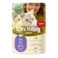 MERA Cats Nature Ente Premium Katzenfutter Nass 12x85g | ohne Zucker und Getreide | Adult Katzen Nassfutter hoher Fleischanteil | Wet Cat Food