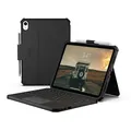 UAG Urban Armor Gear Rugged USB-C Keyboard Case mit Trackpad für Apple iPad 11" (2025) / iPad 10,9" (2022) / iPad Air 11" (2025 & 2024) schwarz