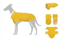Hunde Regenmantel Mit Reflexstreifen Polyester Gelb M
