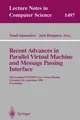 Recent Advances in Parallel Virtual Machine and Message Passing Interface Vassil