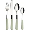 Echtwerk Bistro Besteck-Set 16TLG Essbesteck, Farbe:Grün - Grün