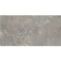 Bodenfliese Feinsteinzeug Travertino Grau Teilpoliert 60 cm x 120 cm