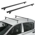 Firrak Dachträger für Opel Corsa 4 IV D 3/5-Tür 2007-2015 - Schwarz, 75 kg Traglast, Stahl, Fixpunkte-Montage, Auto-kompatibel