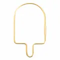 Donkey Products Hello Yummy Schlüsselanhänger Schlüssel Anhänger Gold L 9.7 cm