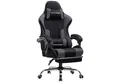 GTPLAYER Gaming-Stuhl Bürostuhl Gaming Stuhl Massage Ergonomischer Gamer Stuhl, mit Massage-Lendenkissen Fußstütze, Kopfstütze