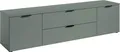 HBZ Lowboard Linz TV-Unterschrank, BxHxT 180x47x40cm (1 St), Breite 180cm,Lip-Griff, Melaminbeschichtung