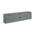 LINZ TV-Lowboard in Salbei - Moderner Fernsehschrank mit Schubladen und viel Stauraum - 180 x 47 x 40 cm (B/H/T)