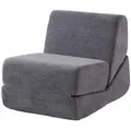 Beaok Schlafsofa, Grau, Textil, 90.7x71x81 cm, Wohnzimmer, Sofas & Couches, Schlafsofas