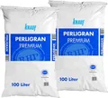 Knauf Perlite Perligran 2x 100 L 2–6 mm Bodenverbesserer für Garten & Pflanzen
