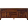 Sideboard Sheesham 200x40x80 walnuss geölt BROOKLYN #29