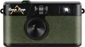 CampSnap Digitale Kompaktkamera ohne Bildschirm - Speicher für 2000 Fotos - 8M Pixel - Wiederaufladbare Batterie - Vintage - Grün