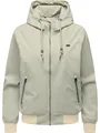 Ragwear Damen leichte Übergangsjacke atmungsaktive Jacke mit Kapuze Nuggeta Summer YOUMODO Dusty Olive Gr. M
