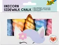 Folia Malkreide Einhorn, (5-tlg), 5 Stück, farbig sortiert