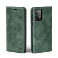 LBH Handyhülle für Samsung Galaxy A53 5G in Grün mit Karten- und Geldfach Smartphone Hülle mit Standfunktion Flip Case Schutzhülle Magnetverschluss Vintage