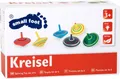 Holzkreisel gestreift / Legler L-1730 / NEU