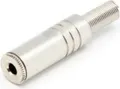 3,5 mm-STEREO-KLINKENBUCHSE - VERNICKELT