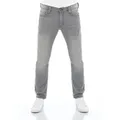 MUSTANG Tapered-fit-Jeans Herren Jeanshose Real X Oregon Tapered K Slim Fit Denim Hose mit Stretch grau 32W / 36L