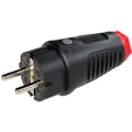 Stecker Schutzkontaktstecker Vollgummi IP44 PCE 0512-sr