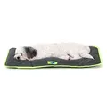 Ferplast Hundematte & Katzenmatte Klein - Waschbares Hundebett - Hundekissen - Wasserdicht & Kratzfest - Matte für Hundehütten und Auto, Hundekorb - Jolly - 57 x 38 cm, S, SCHWARZ