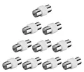 10x KOAX Buchse Buchse Adapter Antennen Kabel TV Verbinder koaxial Kupplung IEC