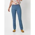 Relaxed by TONI Schlupfhose My Darling Slim mit breitem Jersey-Bund blau 42K