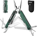 WORKPRO Multifunktions-Zange 18-in-1 Multitool Werkzeug Faltbares Edelstahl Grün